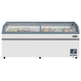 78 Inch Manual Defrost Island Chest Freezer in White, 19 cu. ft. (KM-ISCF-78MD)